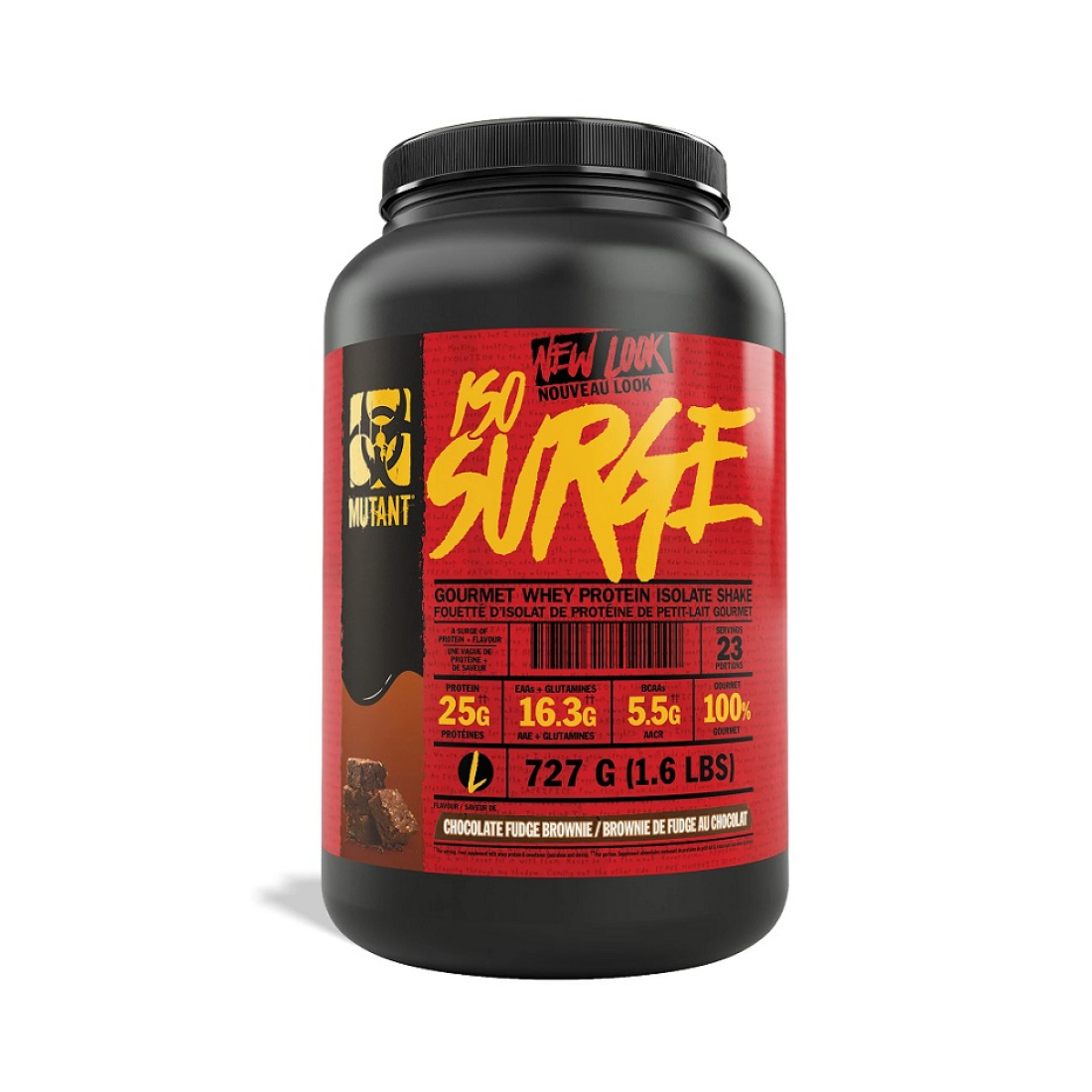 MUTANT ISO SURGE CHOCOLATE FUDGE BROWNIE - 727 GRAMS