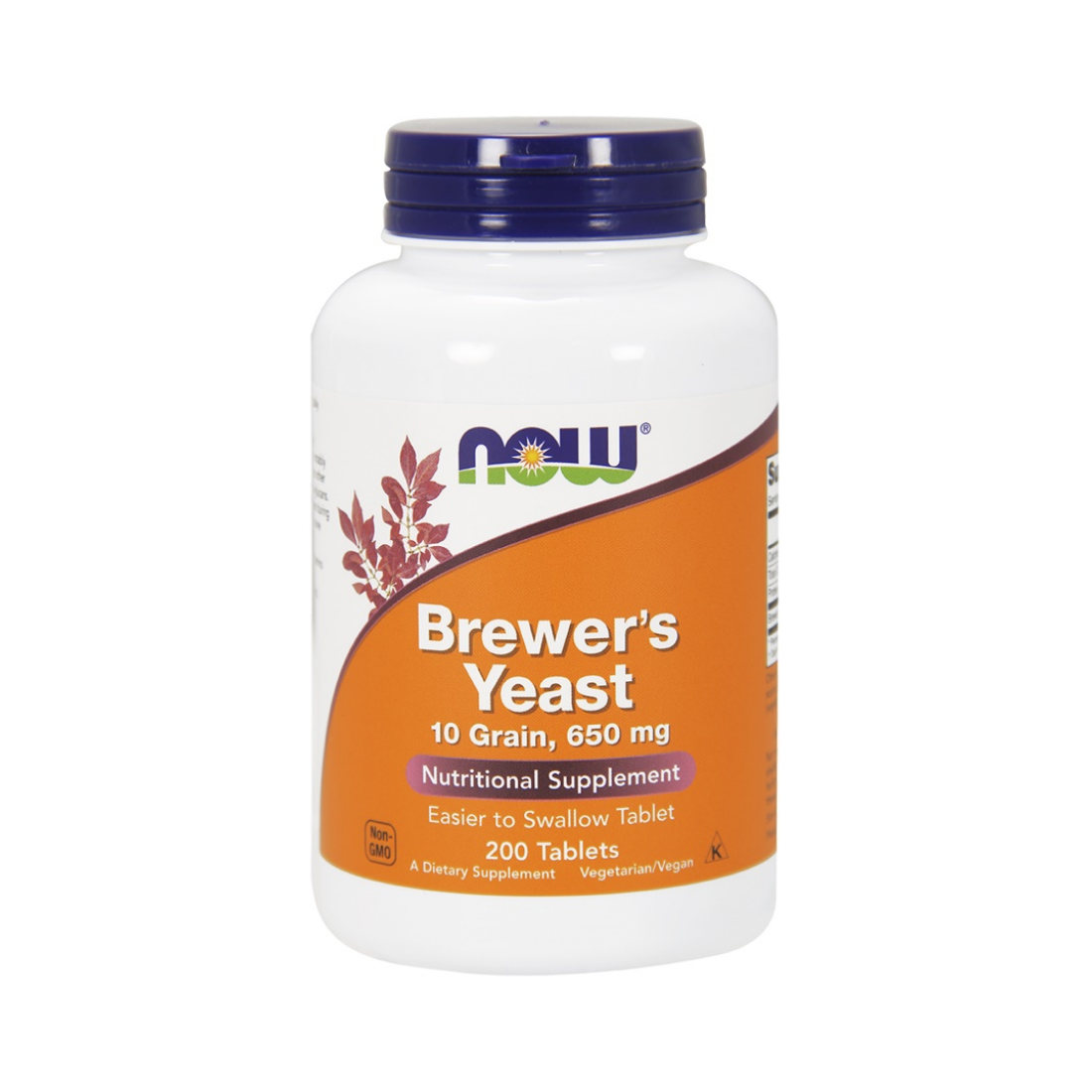 NOW FOODS BREWER'S YEAST TABLETS - 200 TABLETS