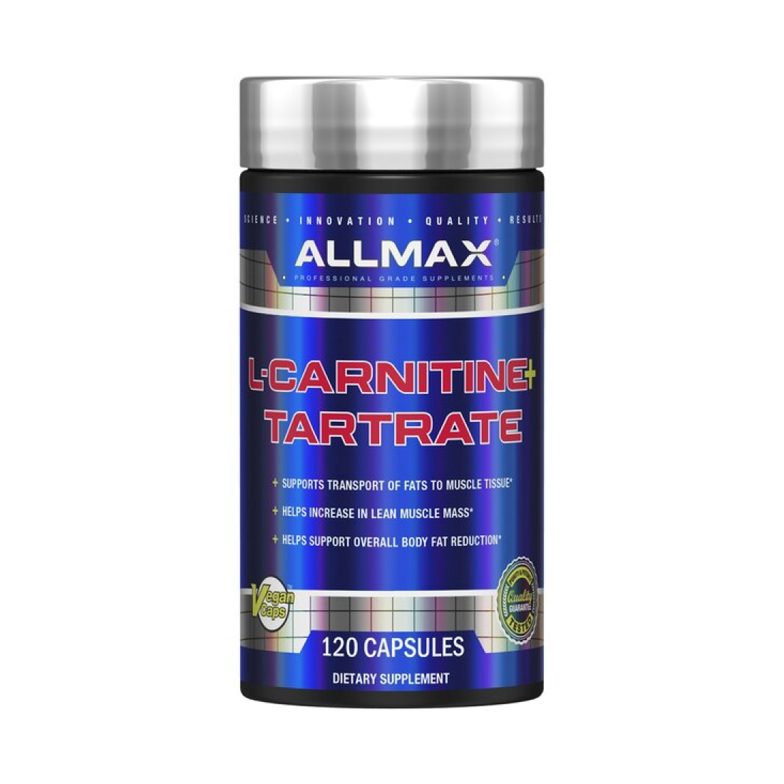 ALLMAX NUTRITION L-CARNITINE + TARTRATE - 120 CAPS