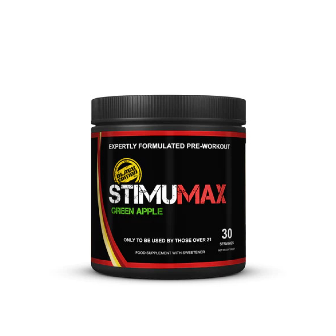STROM SPORTS STIMUMAX BLACK EDITION GREEN APPLE - 360 GRAMS