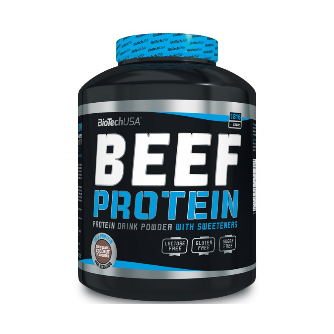 BIOTECHUSA BEEF PROTEIN CHOCOLATE COCONUT - 1816 GRAMS