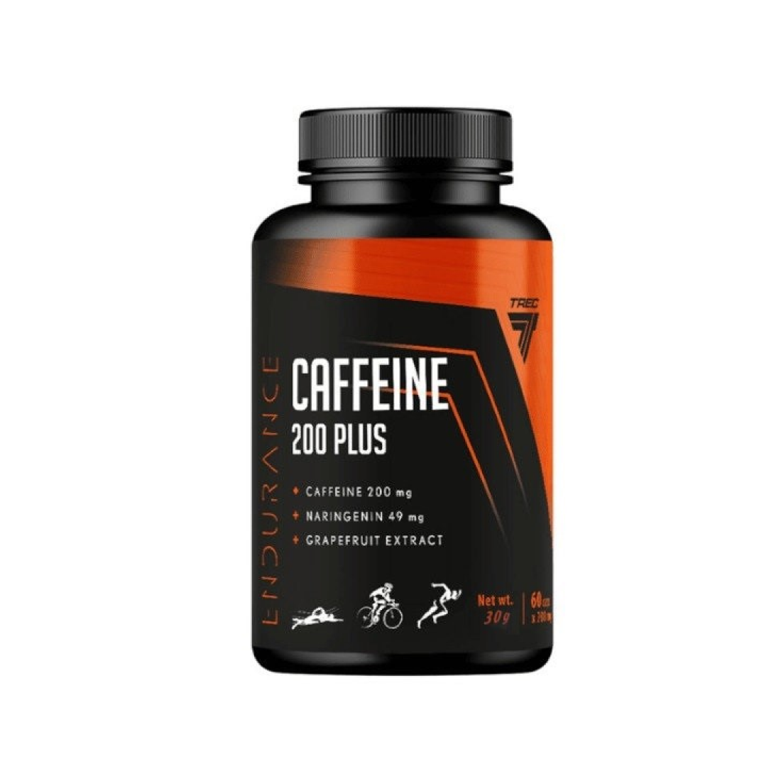TREC NUTRITION CAFFEINE 200 PLUS - 60 CAPS