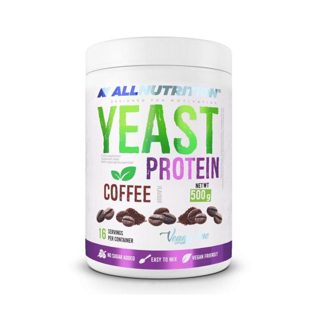 ALLNUTRITION YEAST PROTEIN COFFEE - 500 GRAMS