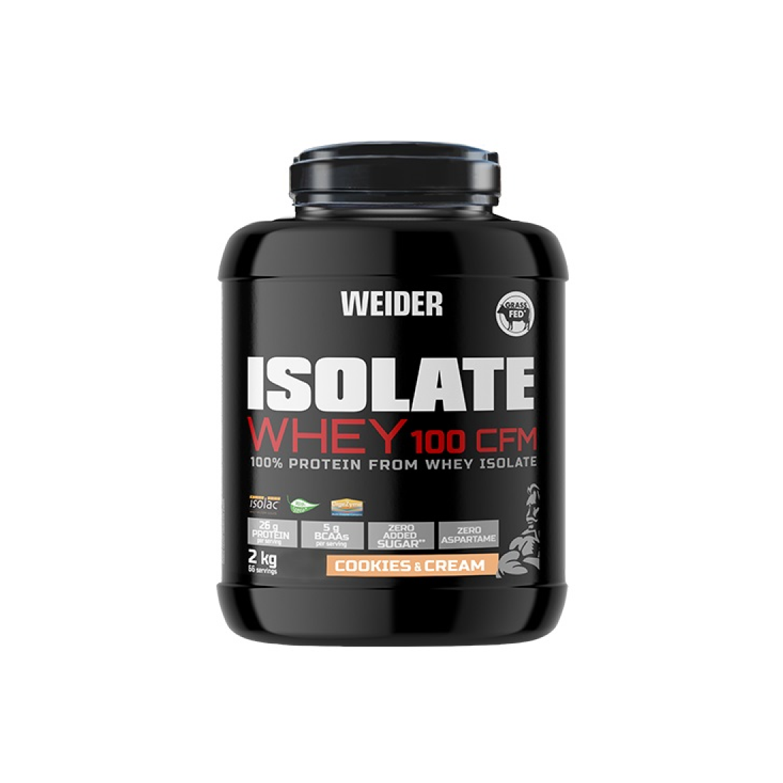 WEIDER ISOLATE WHEY 100 CFM COOKIES & CREAM - 2000 GRAMS