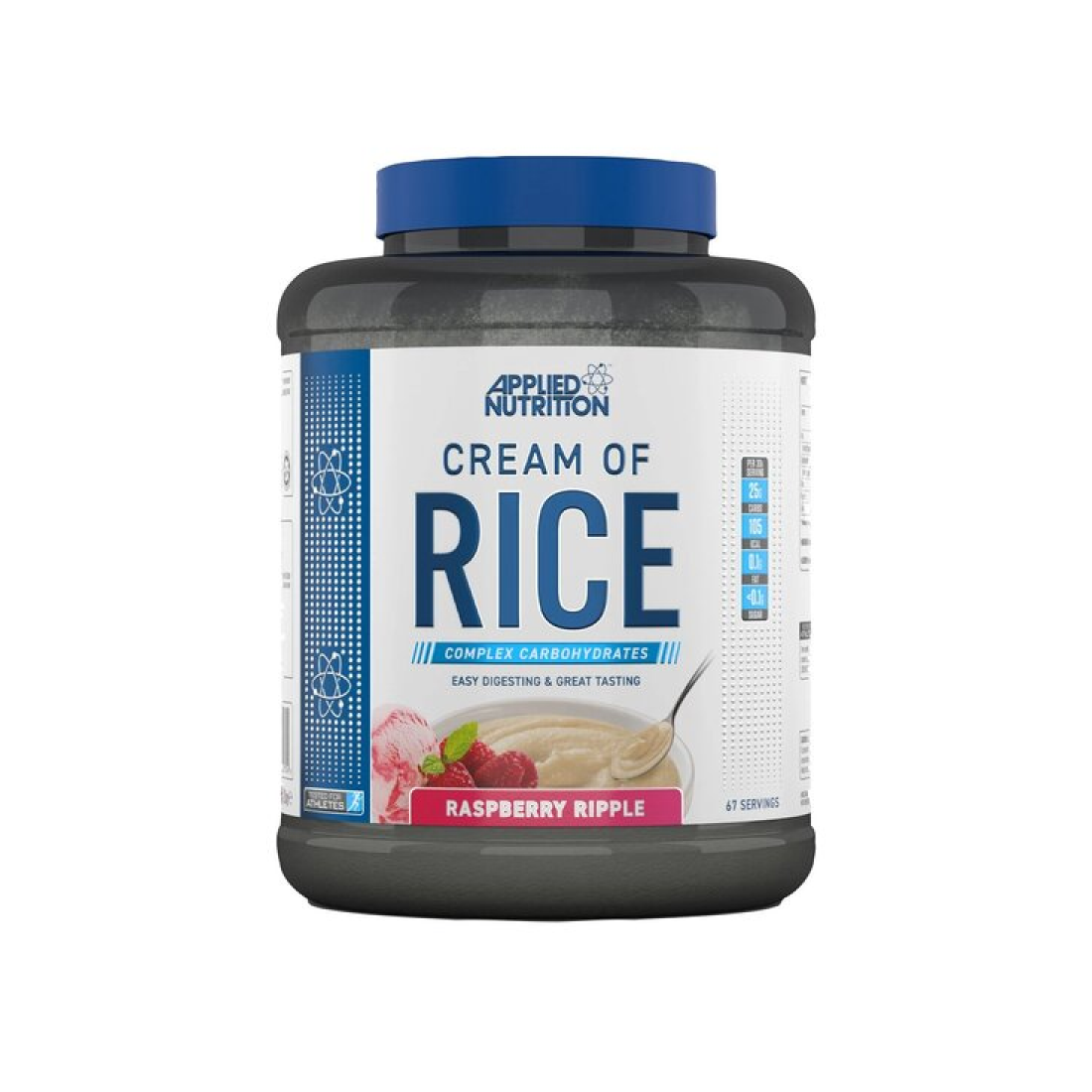 APPLIED NUTRITION CREAM OF RICE RASPBERRY RIPPLE - 2000 GRAMS
