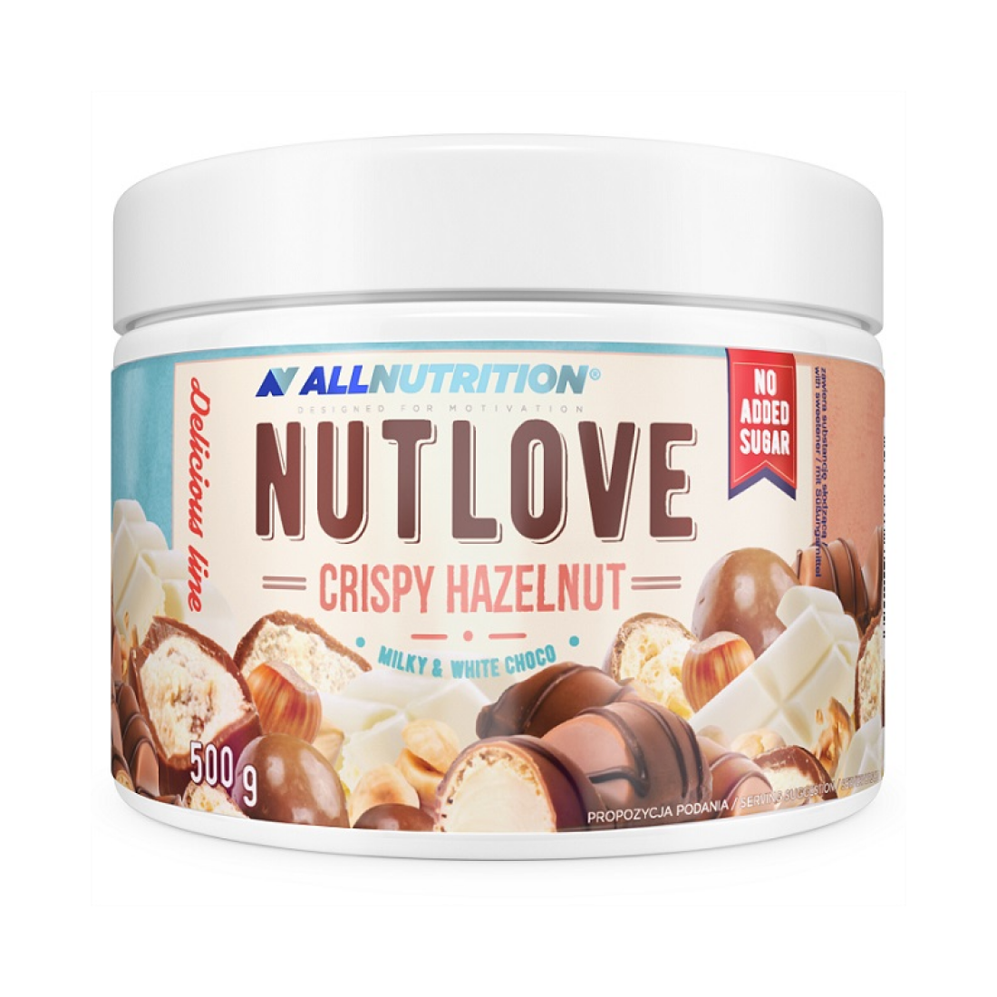 ALLNUTRITION NUTLOVE CRISPY HAZELNUT - 500 GRAMS