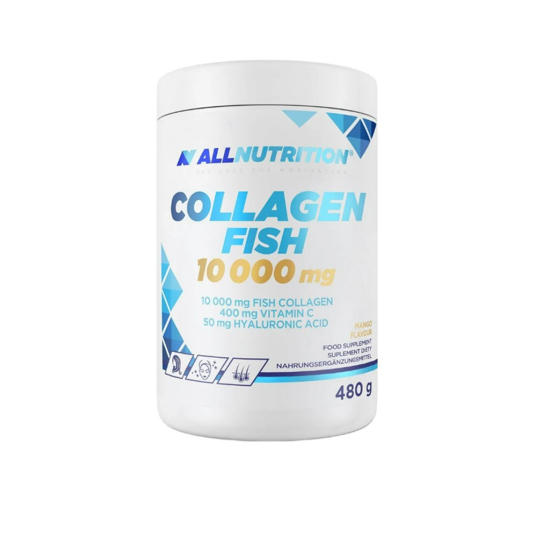 ALLNUTRITION COLLAGEN FISH 10000MG (MANGO) - 480 GRAMS