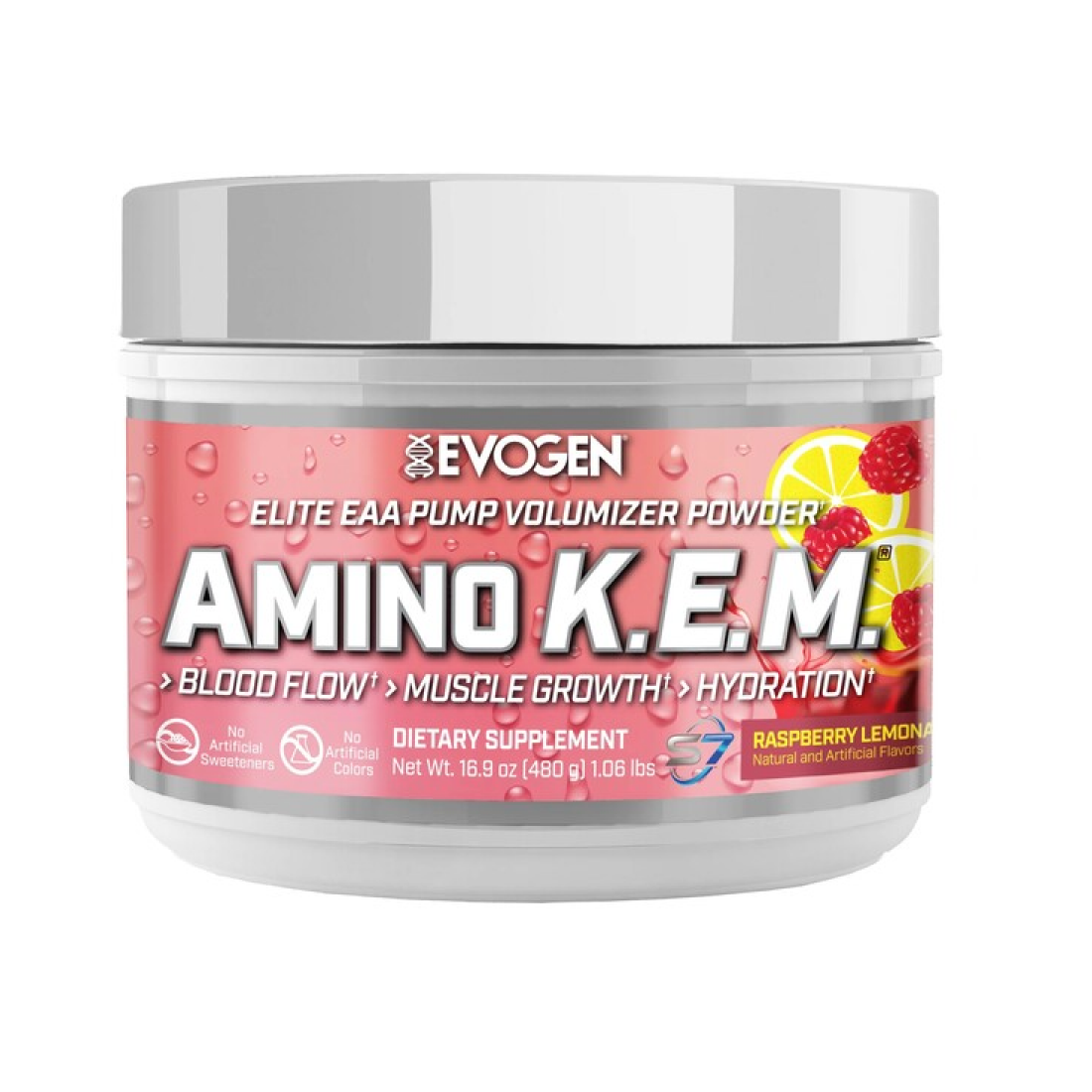 EVOGEN AMINO KEM EAA RASPBERRY LEMONADE - 480 GRAMS