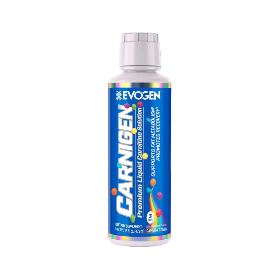 EVOGEN CARNIGEN LIQUID RAINBOW CANDY - 473 ML