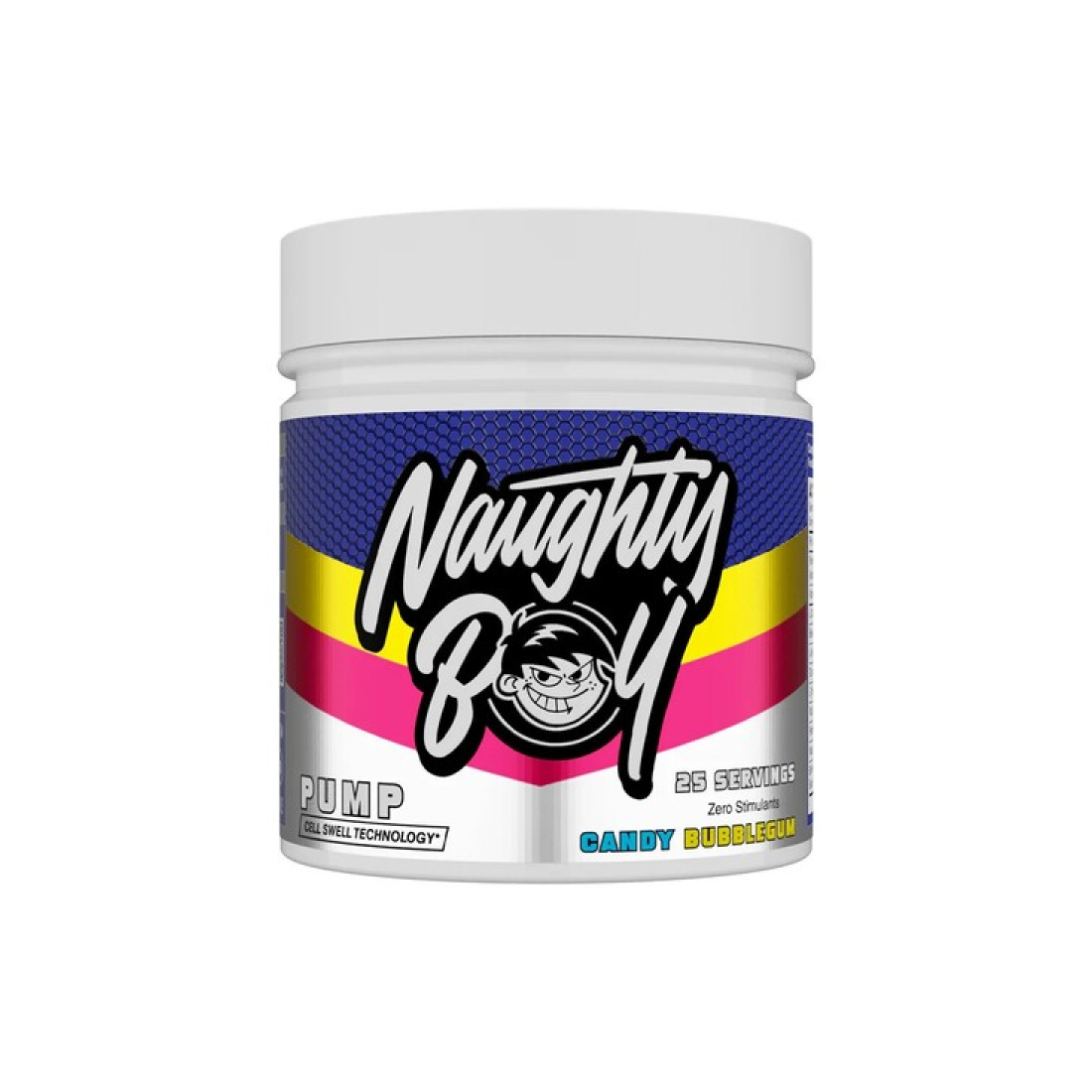 NAUGHTY BOY PUMP CANDY BUBBLEGUM - 400 GRAMS