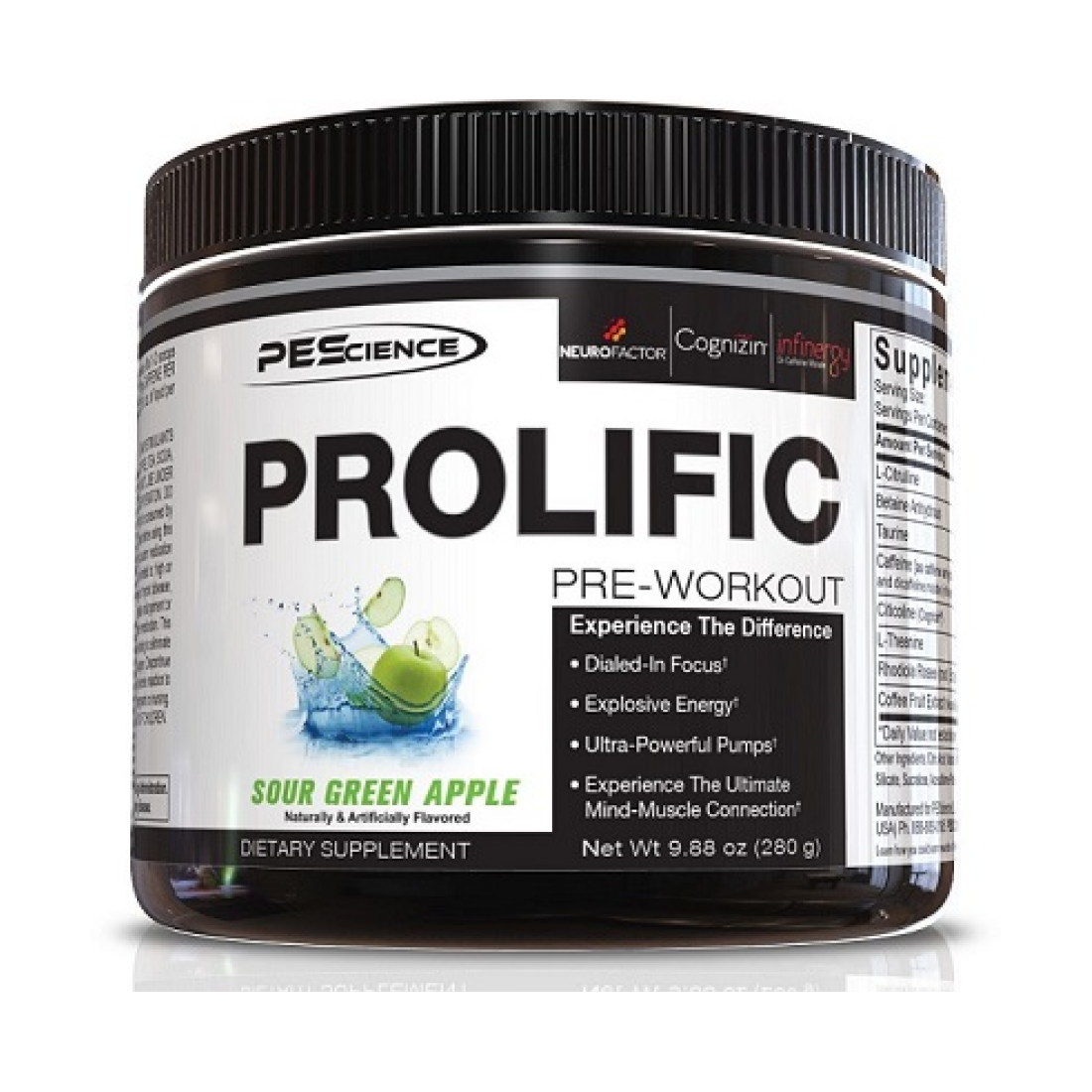 PESCIENCE PROLIFIC SOUR GREEN APPLE - 280 GRAMS