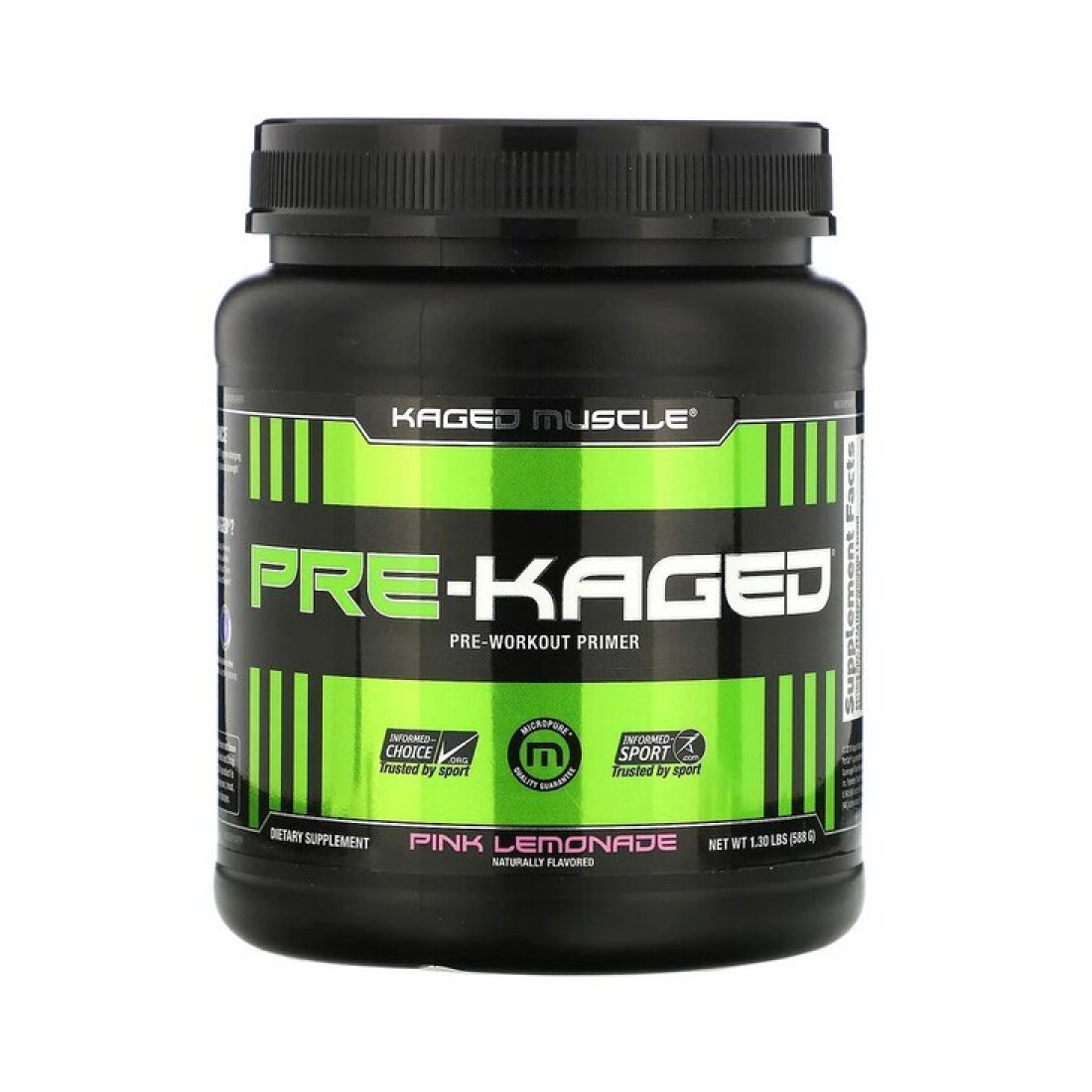 KAGED MUSCLE PRE-KAGED PINK LEMONADE - 560 GRAMS