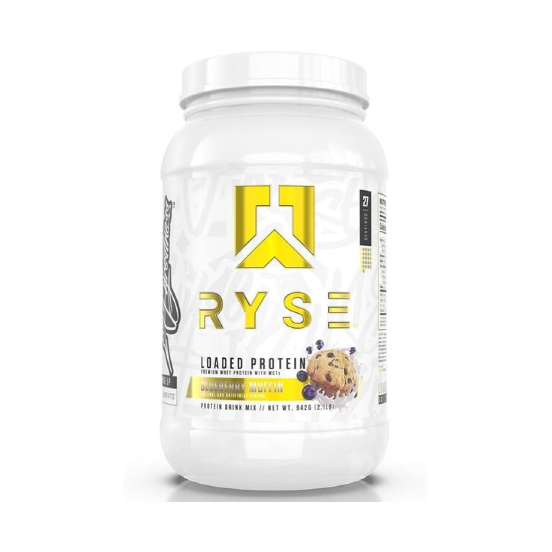 RYSE LOADED PROTEIN BLUEBERRY MUFFIN - 942 GRAMS