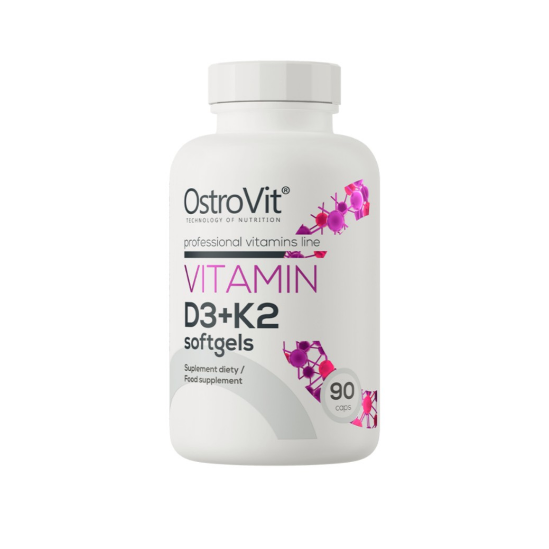 OSTROVIT VITAMIN D3 + K2 - 90 SOFTGELS