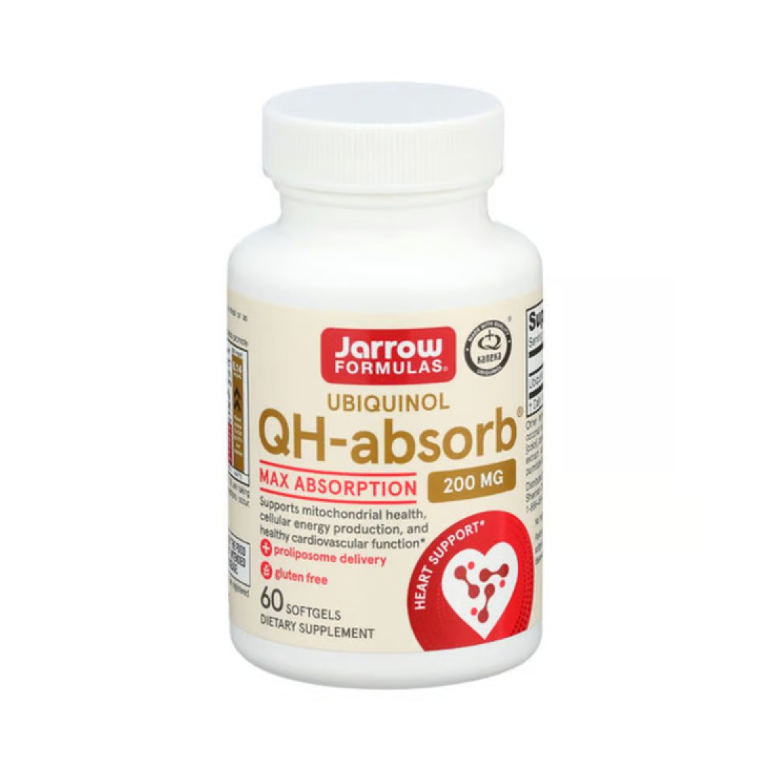 JARROW FORMULAS UBIQUINOL QH-ABSORB 200MG - 60 SOFTGELS