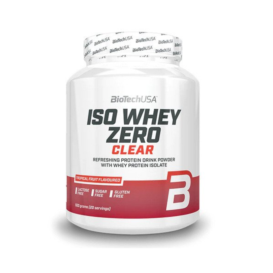 BIOTECHUSA ISO WHEY ZERO CLEAR TROPICAL FRUIT - 500 GRAMS