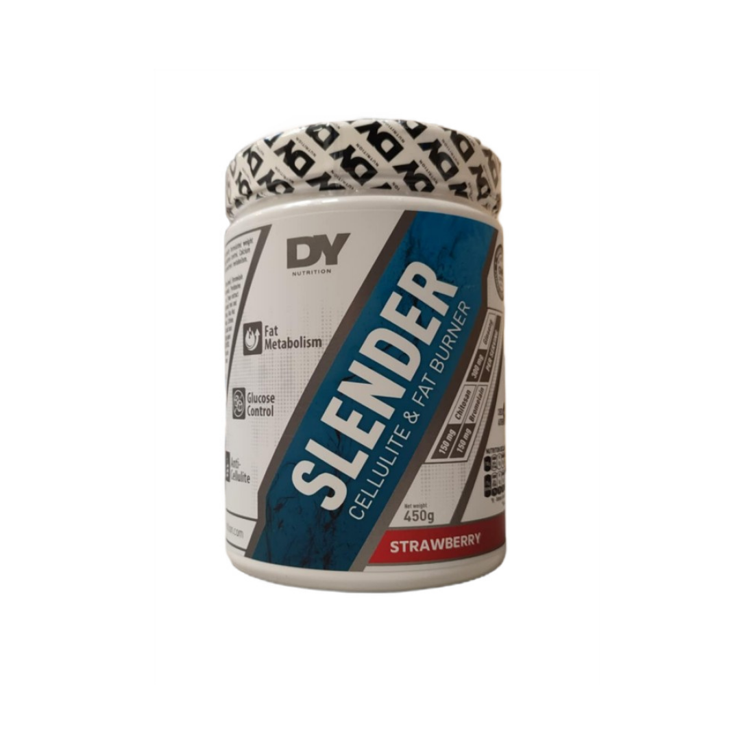 DORIAN YATES SLENDER CELLULITE & FAT BURNER STRAWBERRY - 450 GRAMS