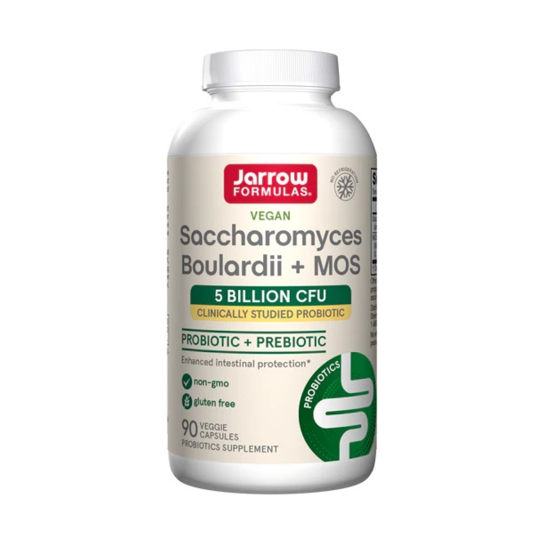 JARROW FORMULAS SACCHAROMYCES BOULARDII + MOS - 90 VCAPS