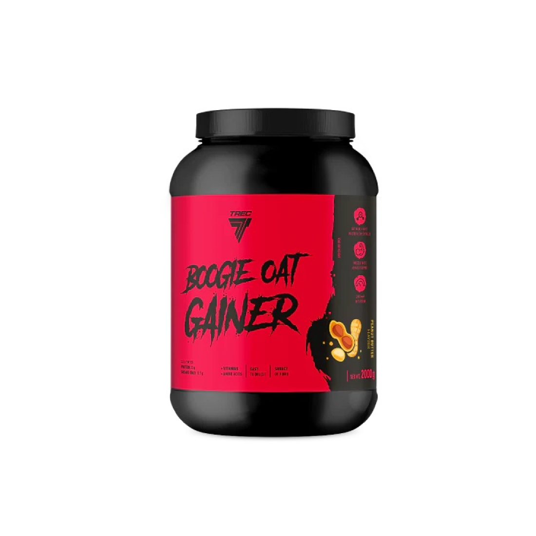 TREC NUTRITION BOOGIE OAT GAINER PEANUT BUTTER - 2000 GRAMS