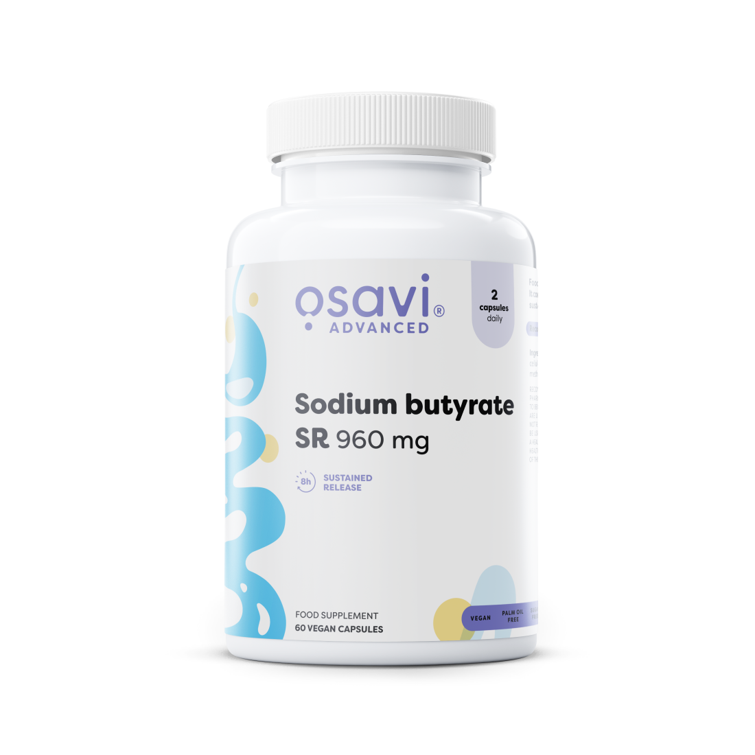 OSAVI SODIUM BUTYRATE SR 960MG - 60 VEGAN CAPS