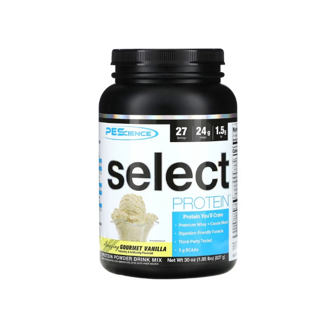 PESCIENCE SELECT PROTEIN AMAZING GOURMET VANILLA - 837 GRAMS