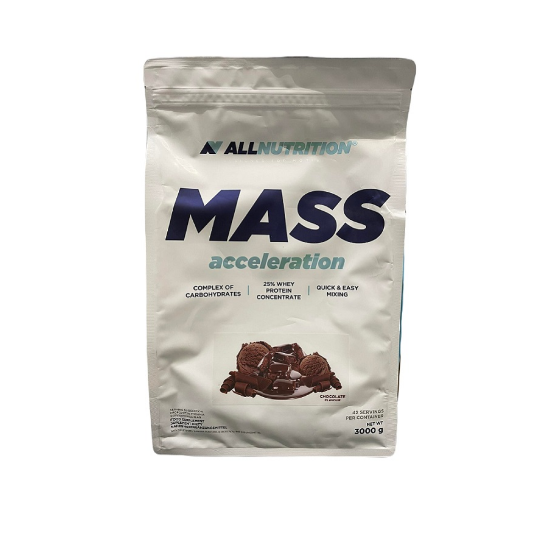 ALLNUTRITION MASS ACCELERATION CHOCOLATE - 3000 GRAMS