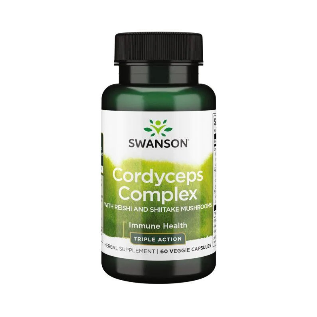 SWANSON CORDYCEPS COMPLEX WITH REISHI AND SHIITAKE MUSHROOMS - 60 VCAPS