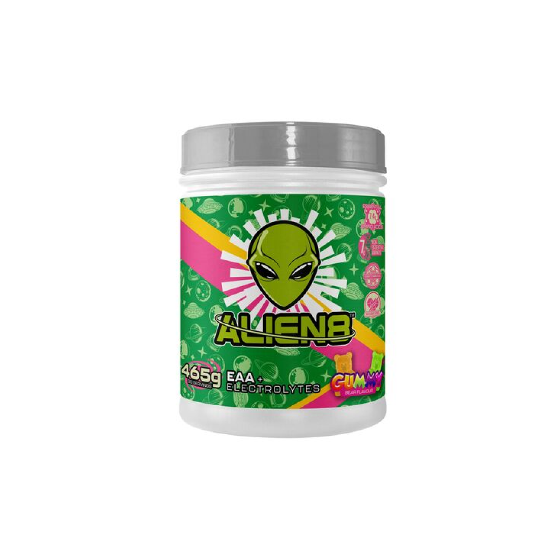 ALIEN8 EAA + ELECTROLYTES PEACH MANGO - 465 GRAMS