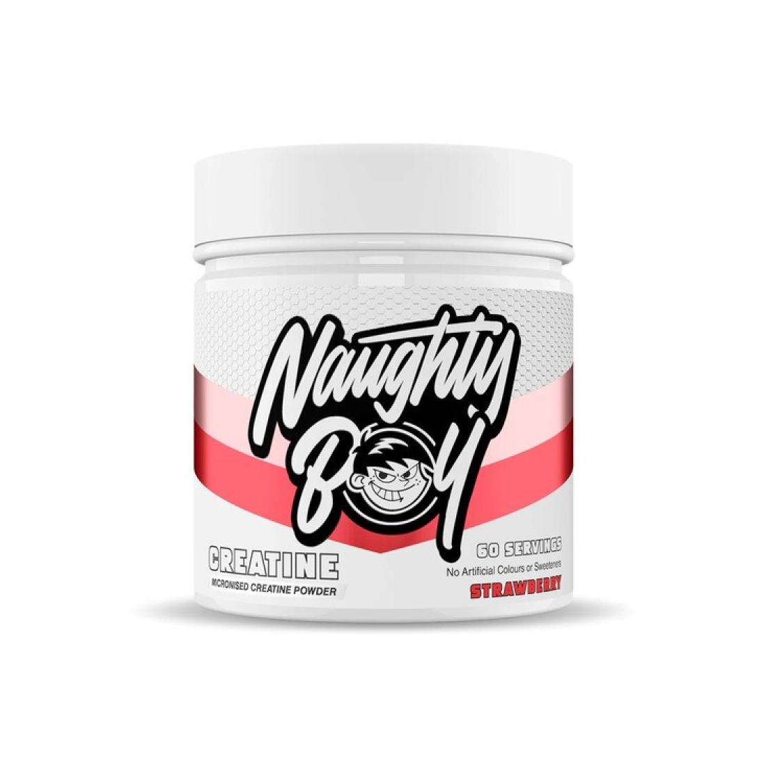 NAUGHTY BOY CREATINE STRAWBERRY - 300 GRAMS
