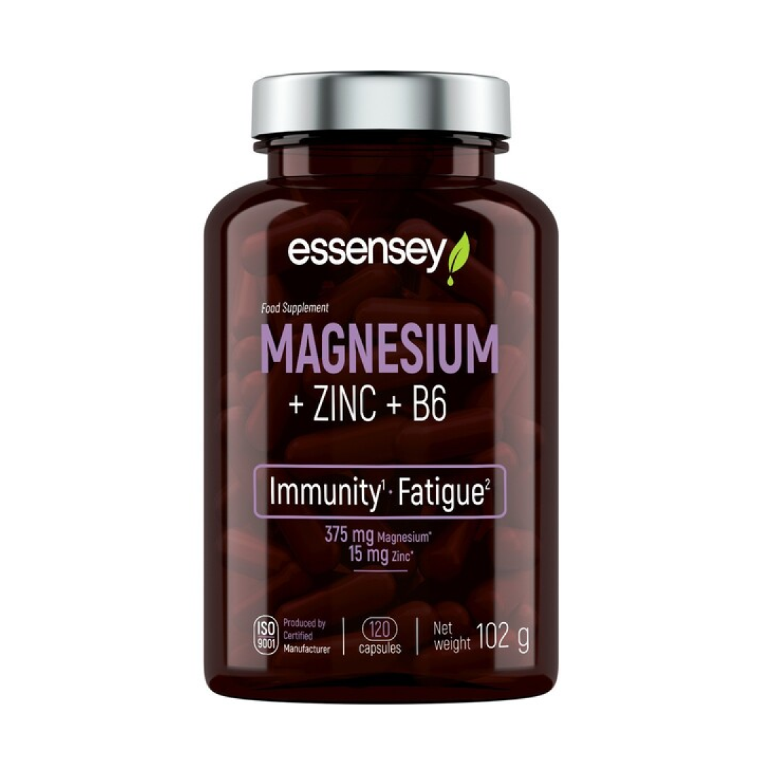 ESSENSEY MAGNESIUM + ZINC + B6 - 120 CAPS