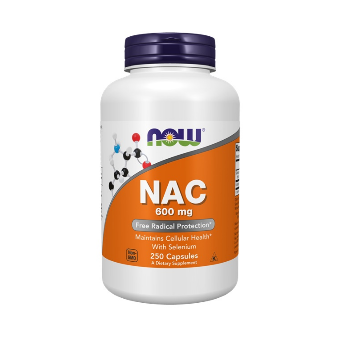 NOW FOODS NAC WITH SELENIUM 600MG - 250 CAPS