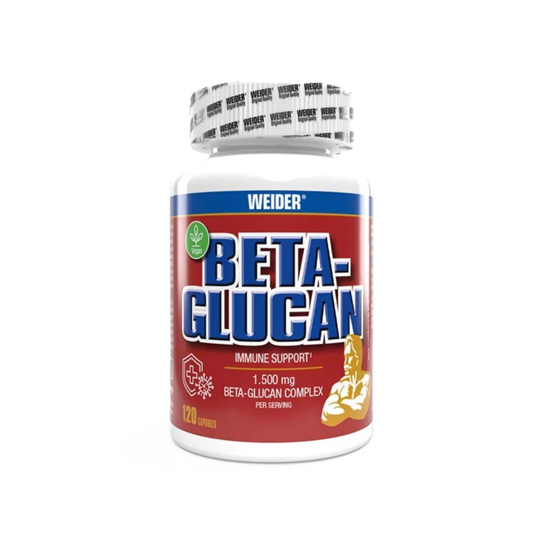 WEIDER BETA-GLUCAN - 120 CAPS