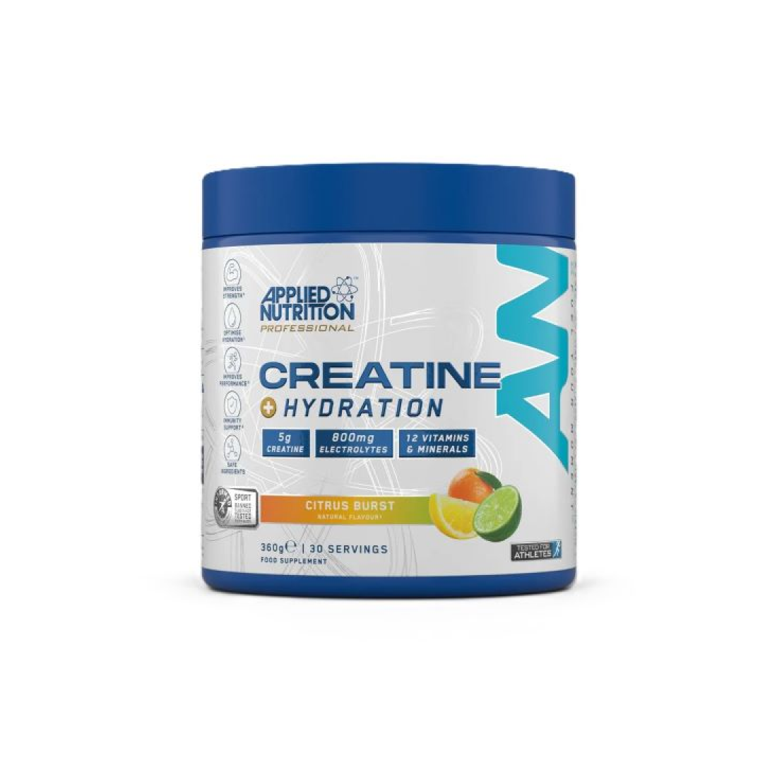 APPLIED NUTRITION CREATINE + HYDRATION CITRUS BURST - 360 GRAMS