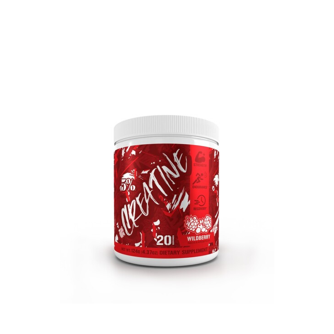 5% NUTRITION CREATINE - CODE RED WILDBERRY - 126 GRAMS