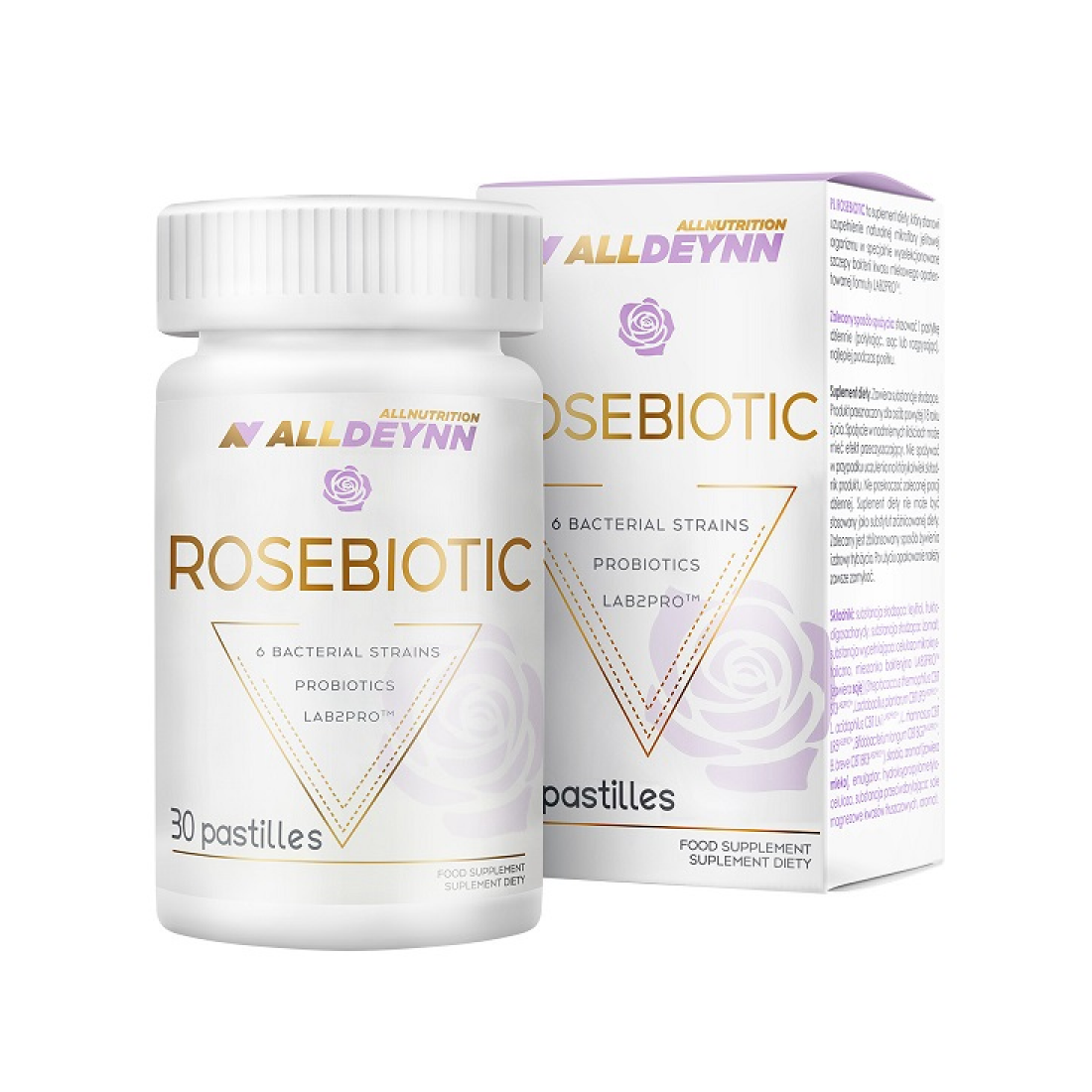 ALLNUTRITION ALLDEYNN ROSEBIOTIC - 30 PASTILLES
