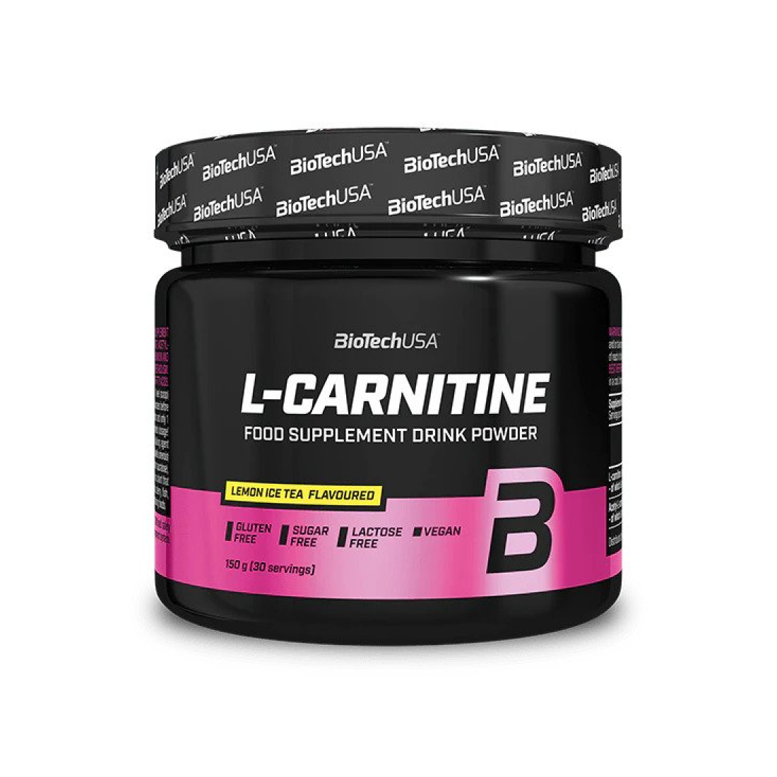 BIOTECHUSA L-CARNITINE DRINK POWDER LEMON ICE TEA - 150 GRAMS