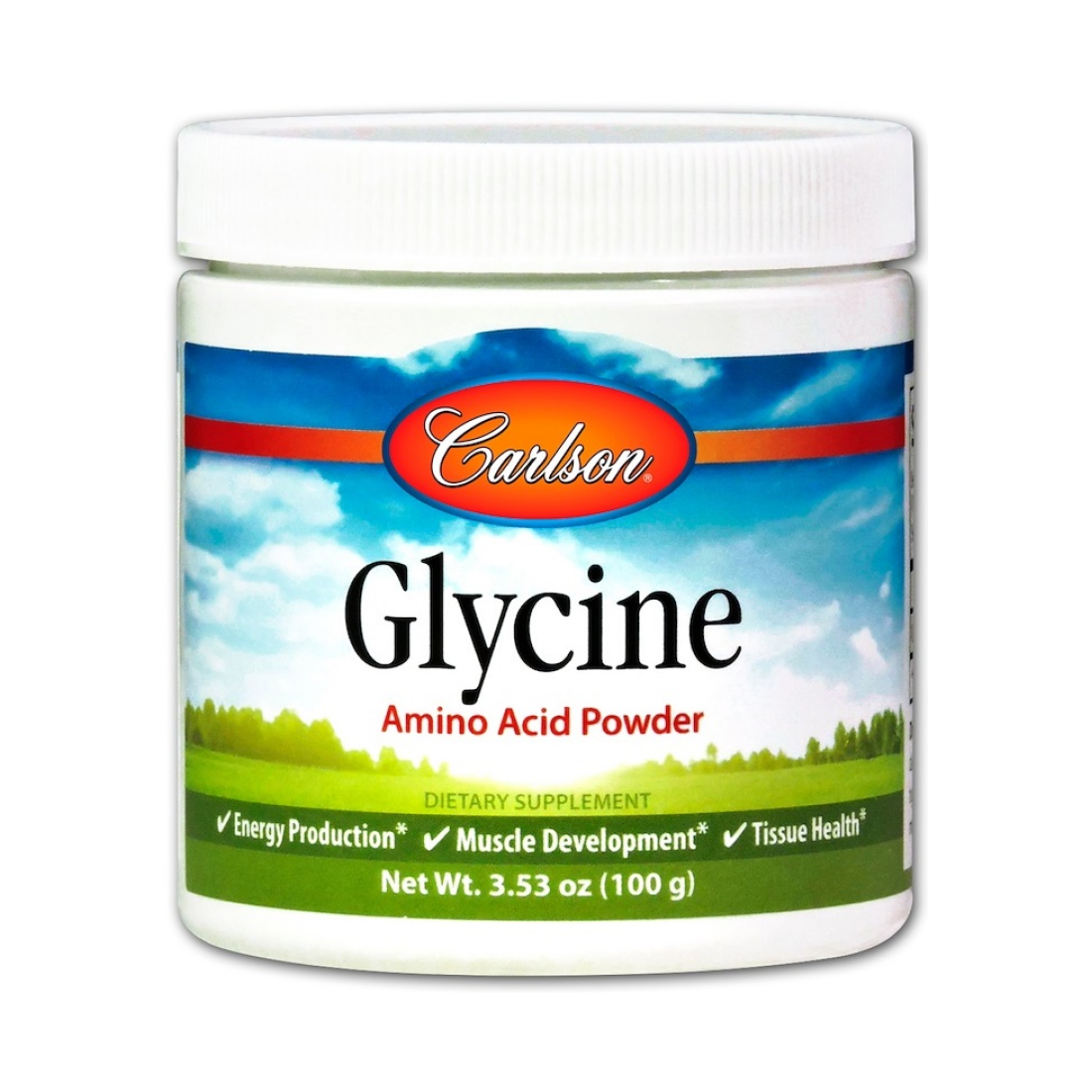 CARLSON LABS GLYCINE AMINO ACID POWDER - 100 GRAMS