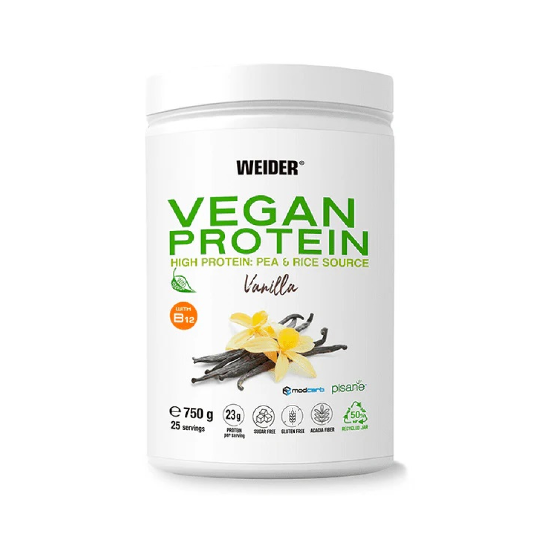 WEIDER VEGAN PROTEIN VANILLA - 750 GRAMS
