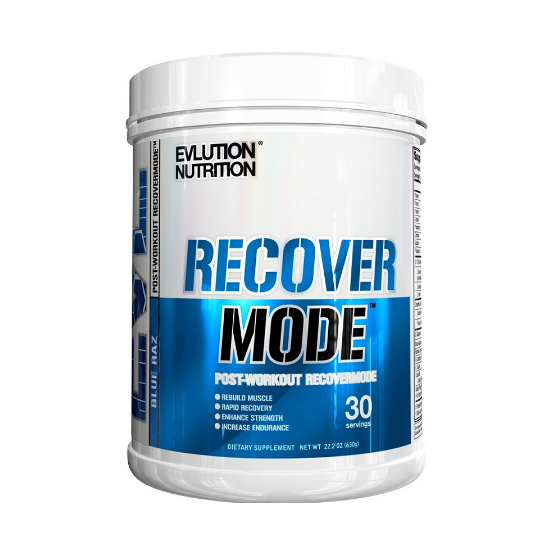 EVLUTION NUTRITION RECOVERMODE BLUE RAZ - 630 GRAMS