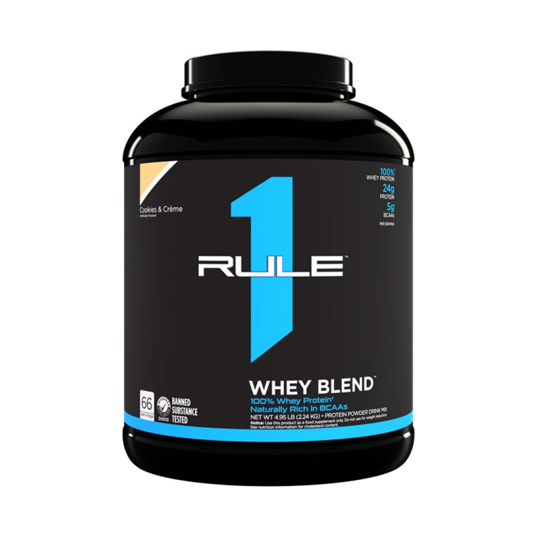 RULE ONE R1 WHEY BLEND COOKIES & CREME - 2240 GRAMS