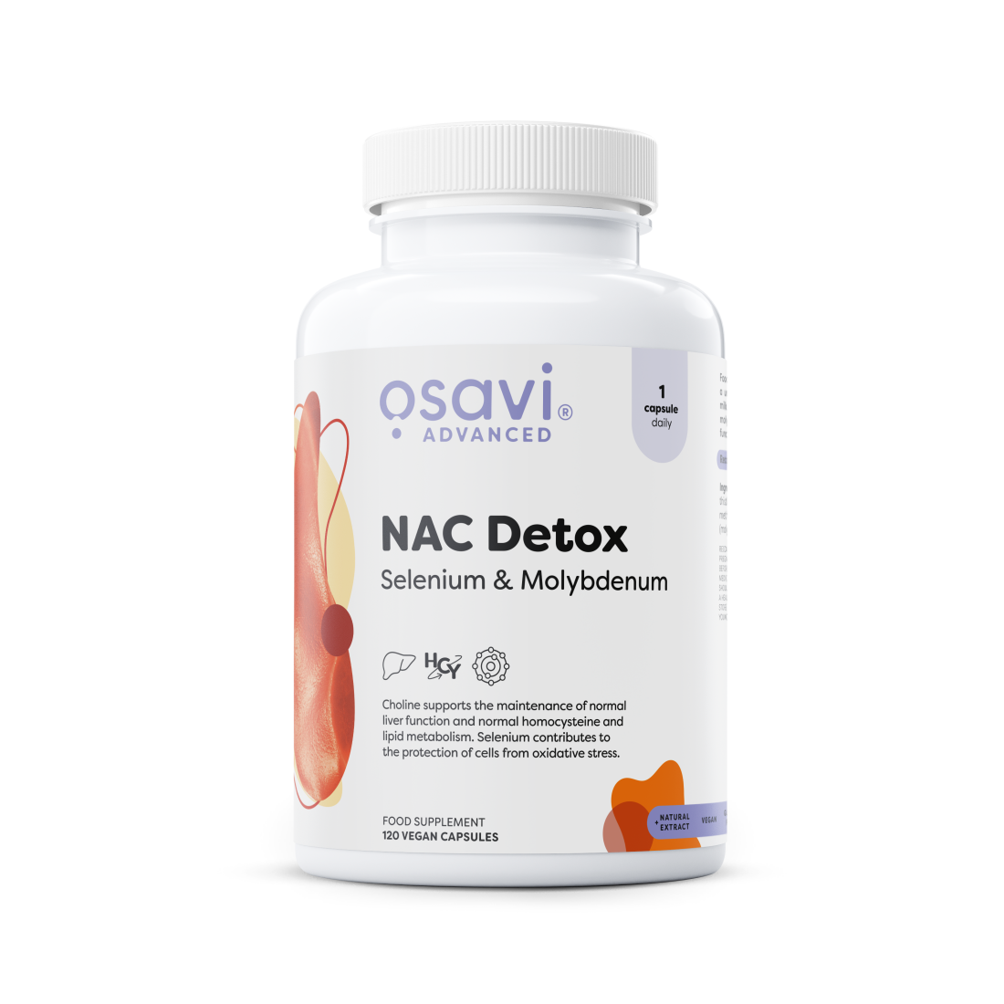 OSAVI NAC DETOX SELENIUM & MOLYBDENUM - 120 VEGAN CAPS