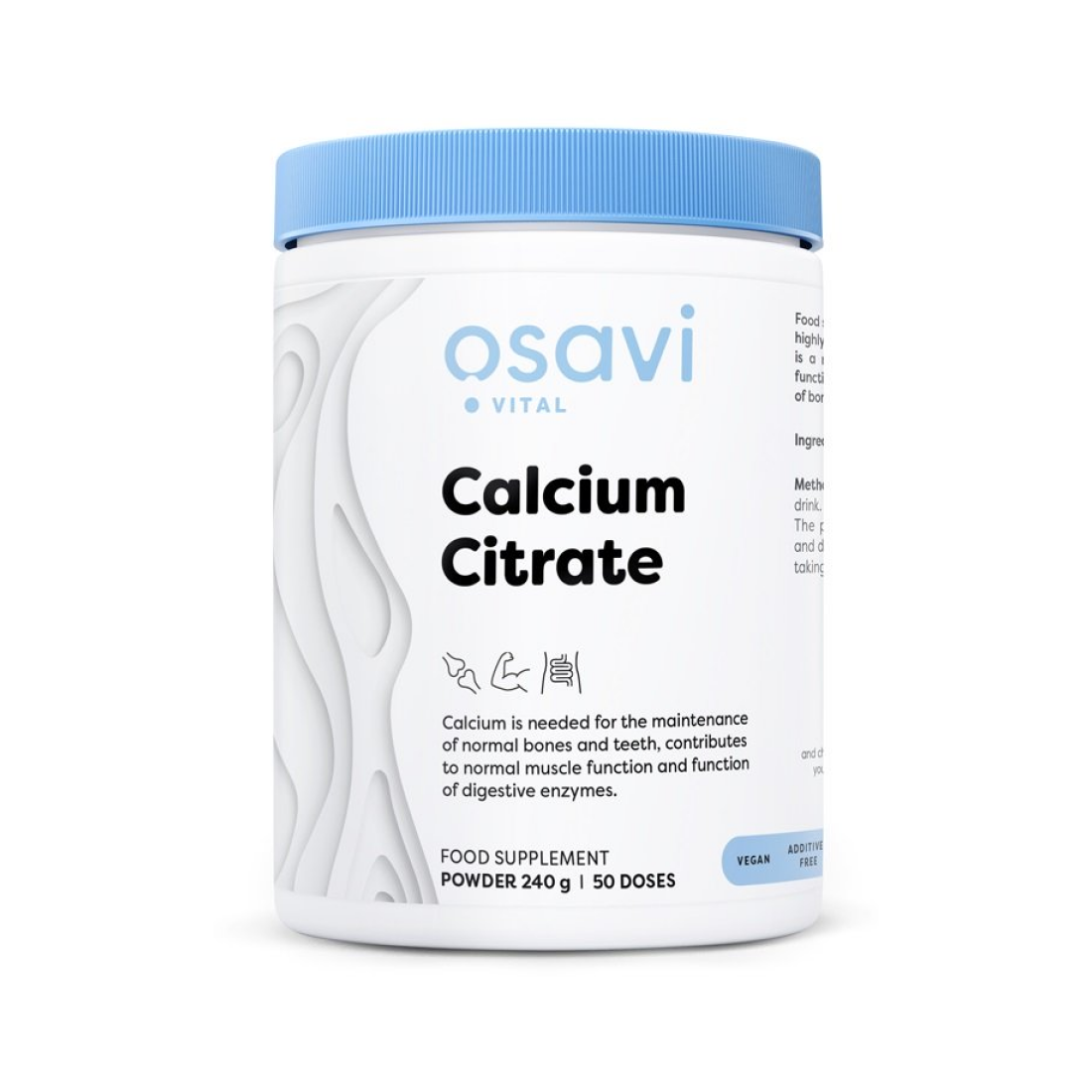 OSAVI CALCIUM CITRATE POWDER - 240 GRAMS