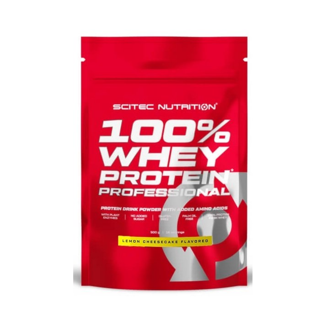 SCITEC 100% WHEY PROTEIN PROFESSIONAL LEMON CHEESCAKE - 500 GRAMS