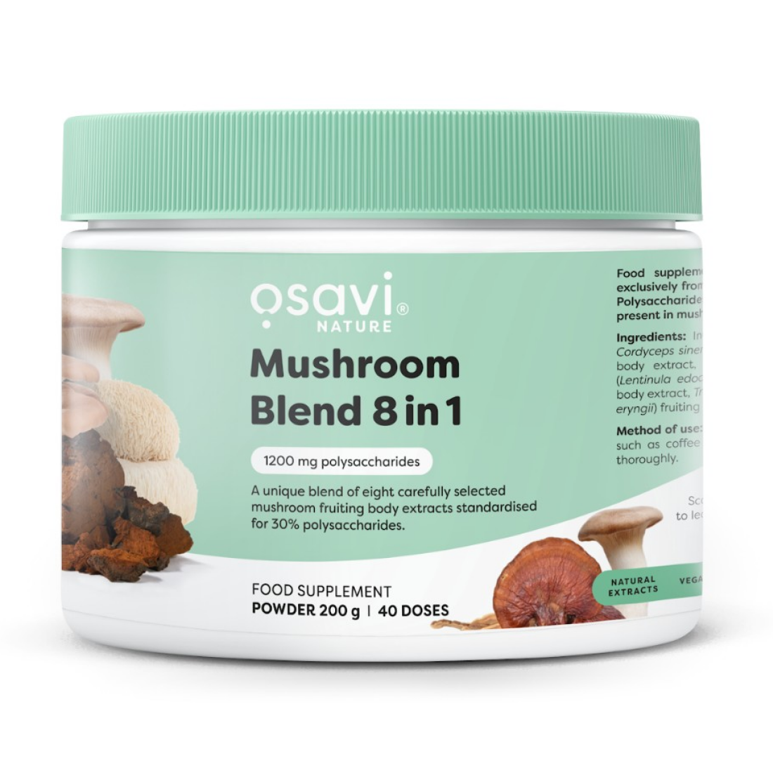 OSAVI MUSHROOM BLEND 8 IN 1 - 200 GRAMS