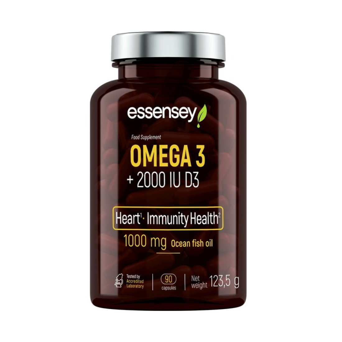 ESSENSEY OMEGA 3 + 2000IU D3 - 90 CAPS