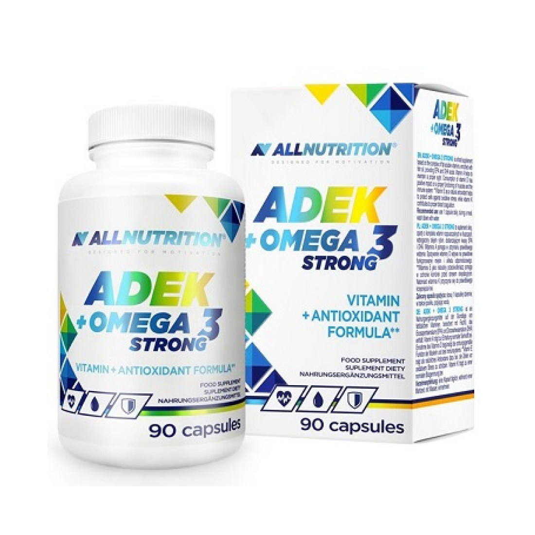 ALLNUTRITION ADEK + OMEGA 3 STRONG - 90 CAPS