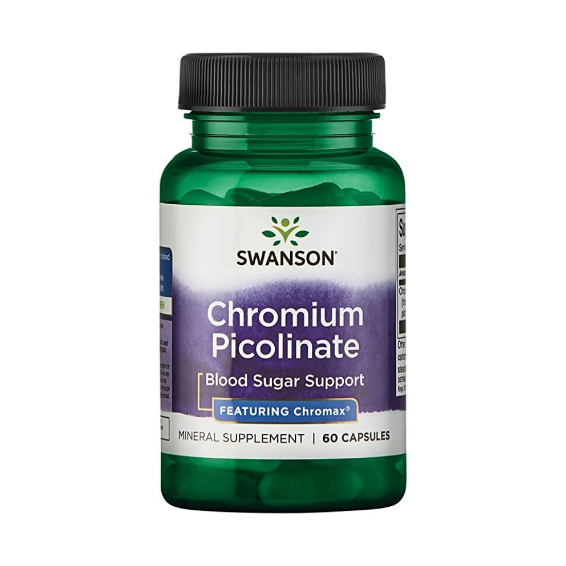 SWANSON CHROMIUM PICOLINATE FEATURING CHROMAX 200MCG - 60 CAPS