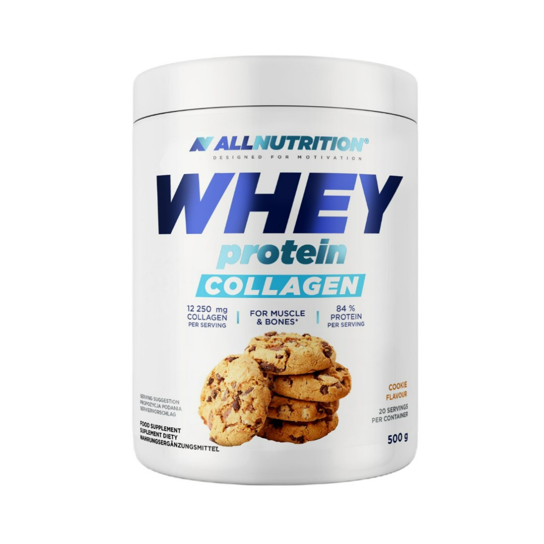 ALLNUTRITION WHEY PROTEIN COLLAGEN COOKIE - 500 GRAMS