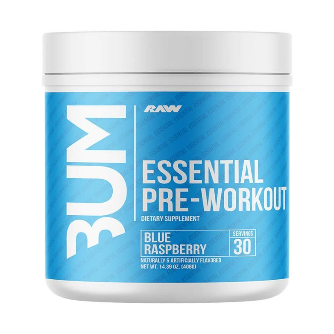 RAW NUTRITION CBUM ESSENTIAL PRE-WORKOUT BLUE RASPBERRY - 408 GRAMS