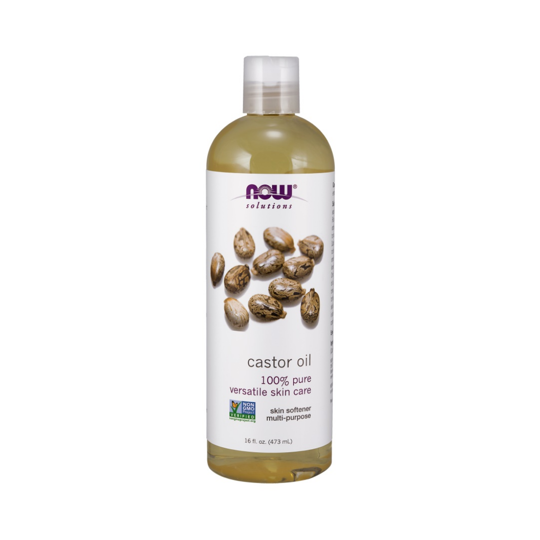 NOW FOODS CASTOR OIL 100% PURE - 473 ML